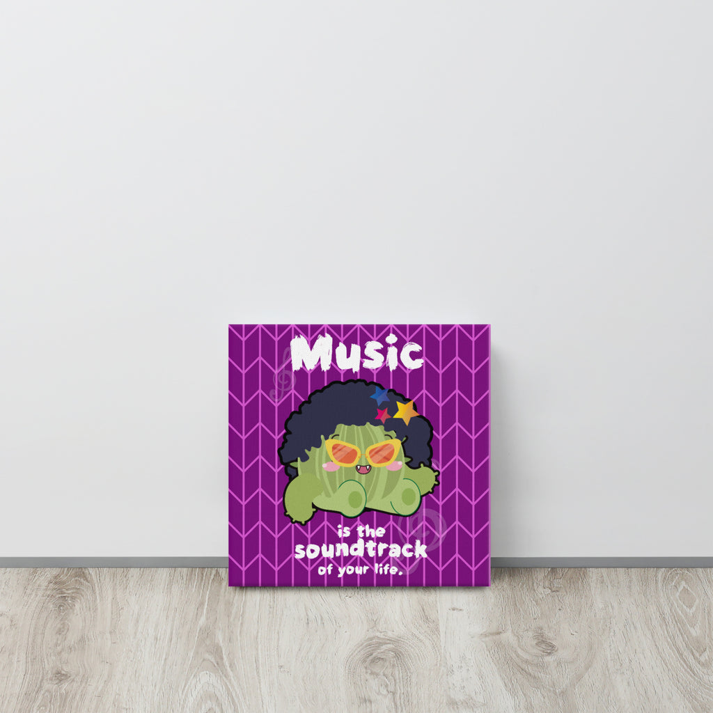Music is the soundtrack of Life | Canvas Paint Frameless Canvas Digital Oil Painting