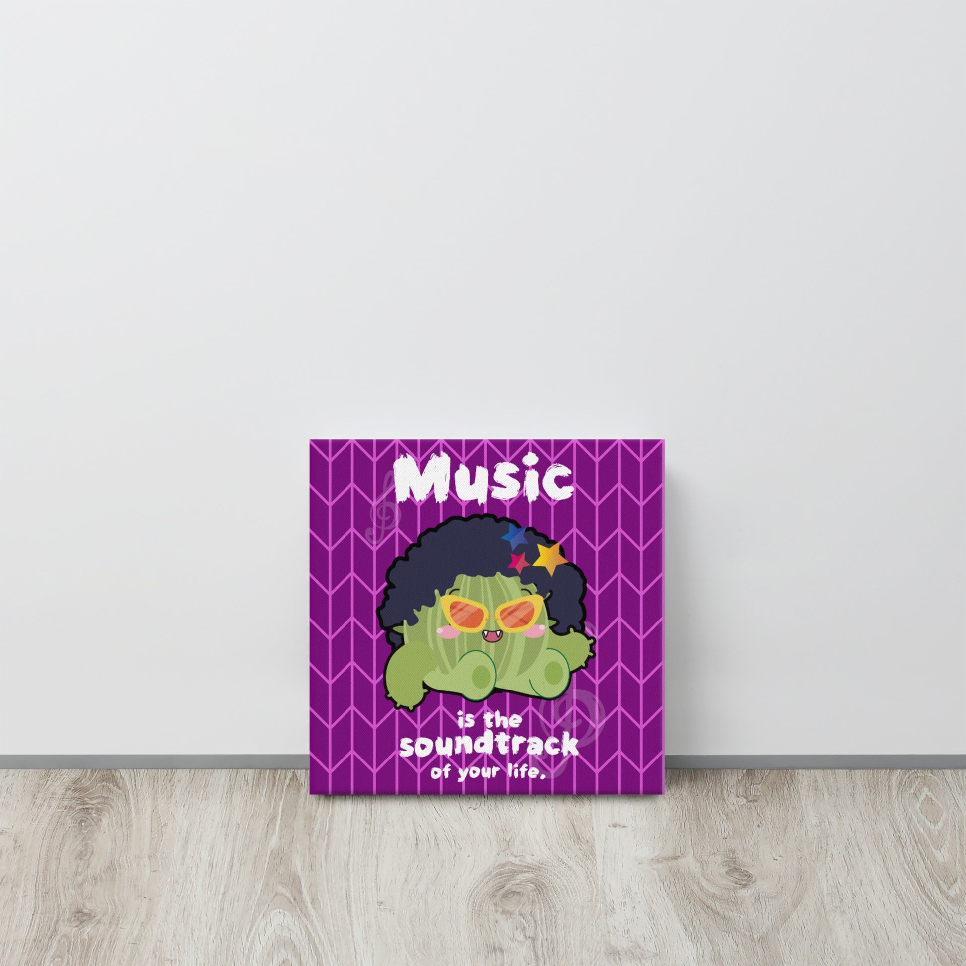 Music is the soundtrack of Life | Canvas Paint Frameless Canvas Digital Oil Painting