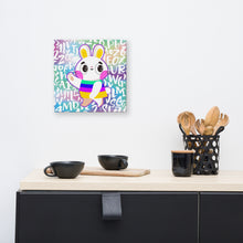 將圖片載入圖庫檢視器 Rainbow Rabbit | Canvas Paint 無框帆布數碼油畫

