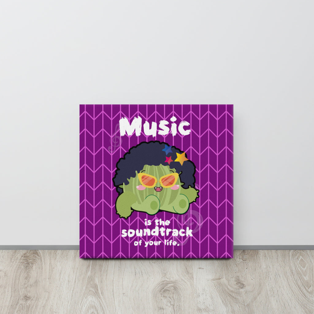 Music is the soundtrack of Life | Canvas Paint Frameless Canvas Digital Oil Painting
