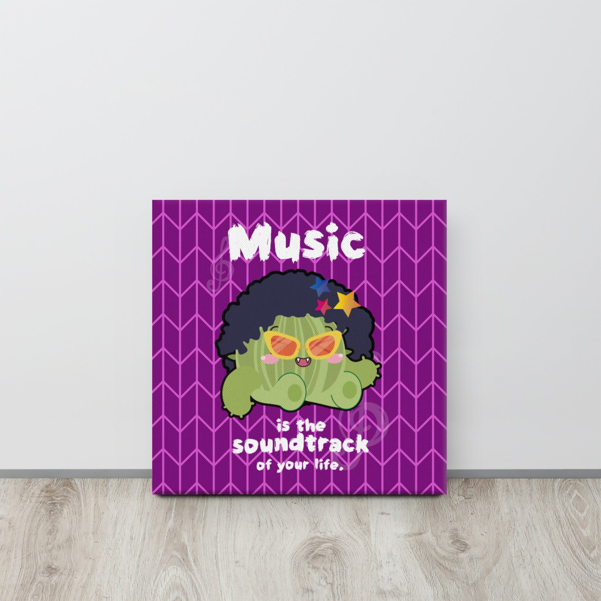 Music is the soundtrack of Life | Canvas Paint Frameless Canvas Digital Oil Painting
