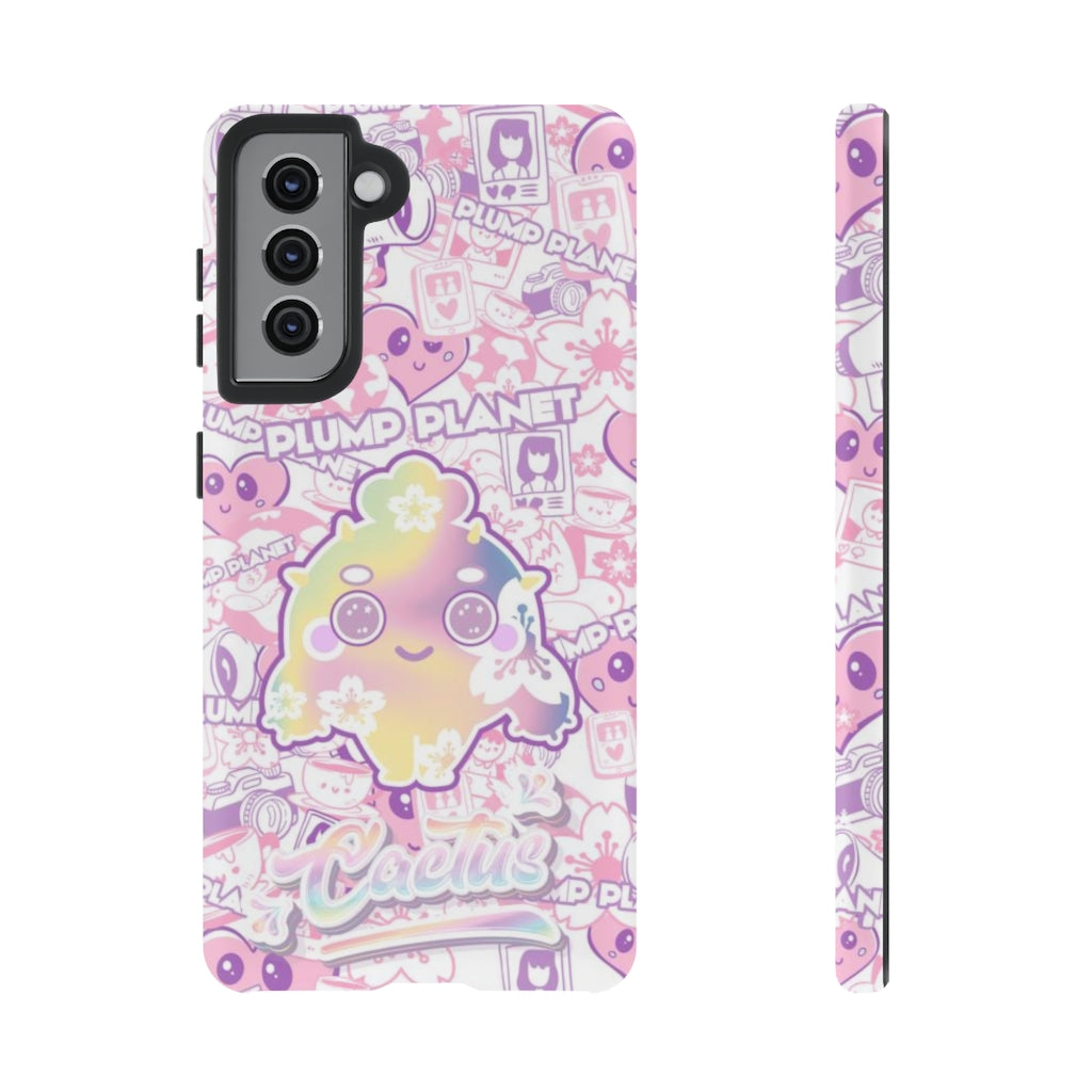 【iPhone/Samsung】Sakura Pink Cactus｜防摔雙層特強硬殼 Tough Case