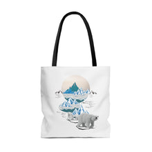 Load image into Gallery viewer, 【Free Shipping】Natural Mistake - Polar Bear in Iceland ｜AOP Tote Bag
