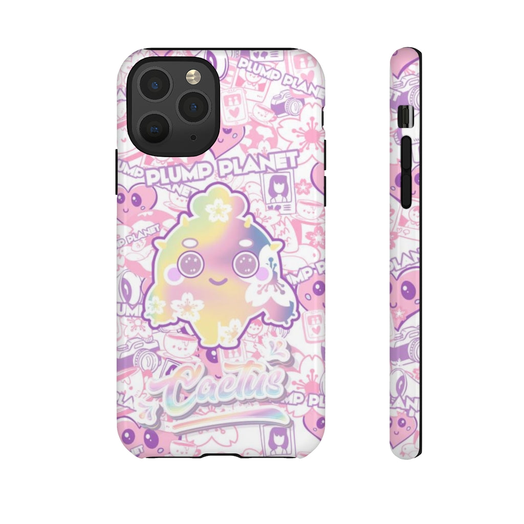 【iPhone/Samsung】Sakura Pink Cactus｜防摔雙層特強硬殼 Tough Case