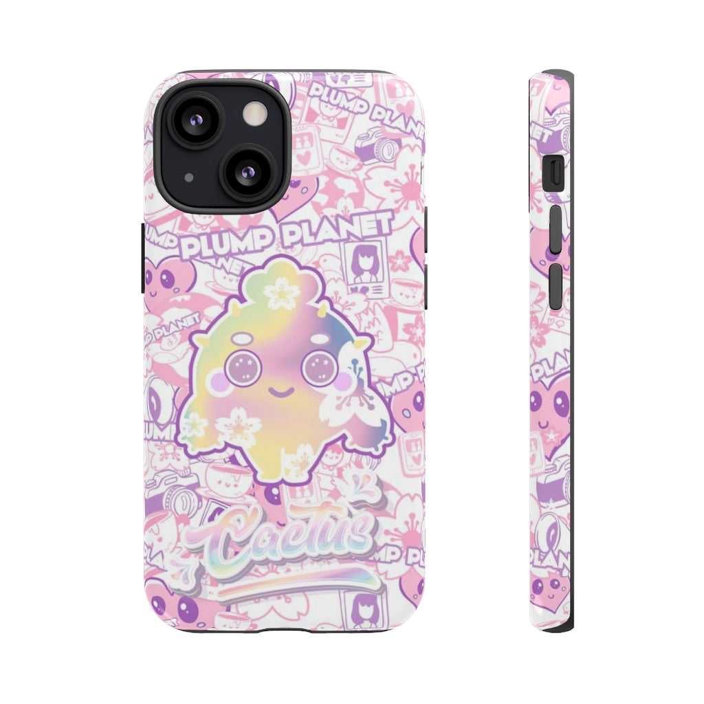 【iPhone/Samsung】Sakura Pink Cactus｜防摔雙層特強硬殼 Tough Case