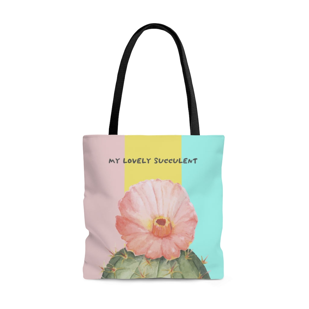 【Free Shipping】I LOVE SUCCULENT｜手提袋 AOP Tote Bag