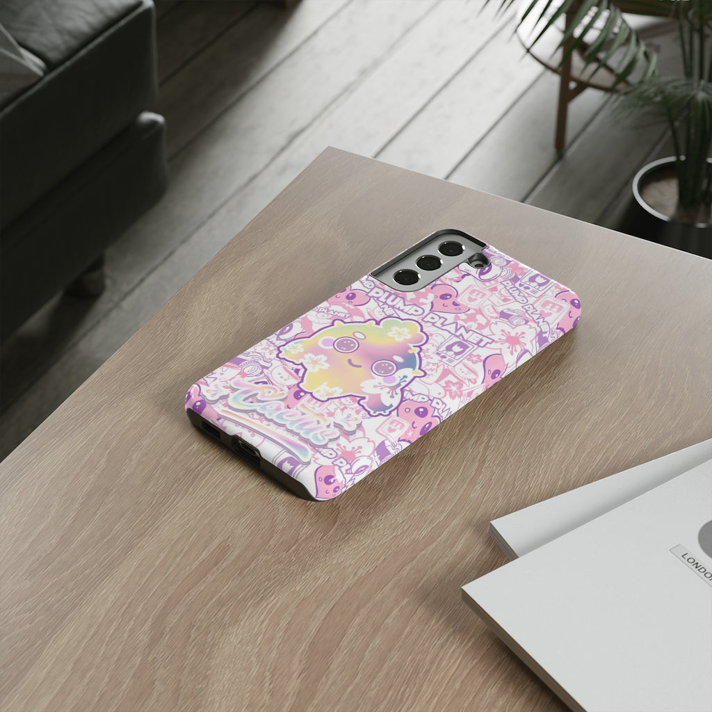 【iPhone/Samsung】Sakura Pink Cactus｜防摔雙層特強硬殼 Tough Case