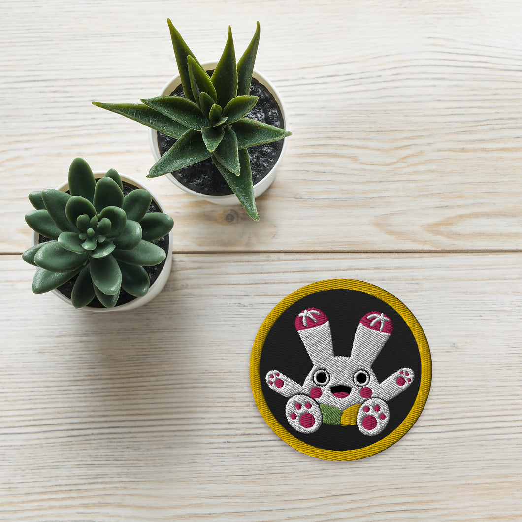 Embroidered patches Embroidered patch label hot-stick | Cactus Pinky 