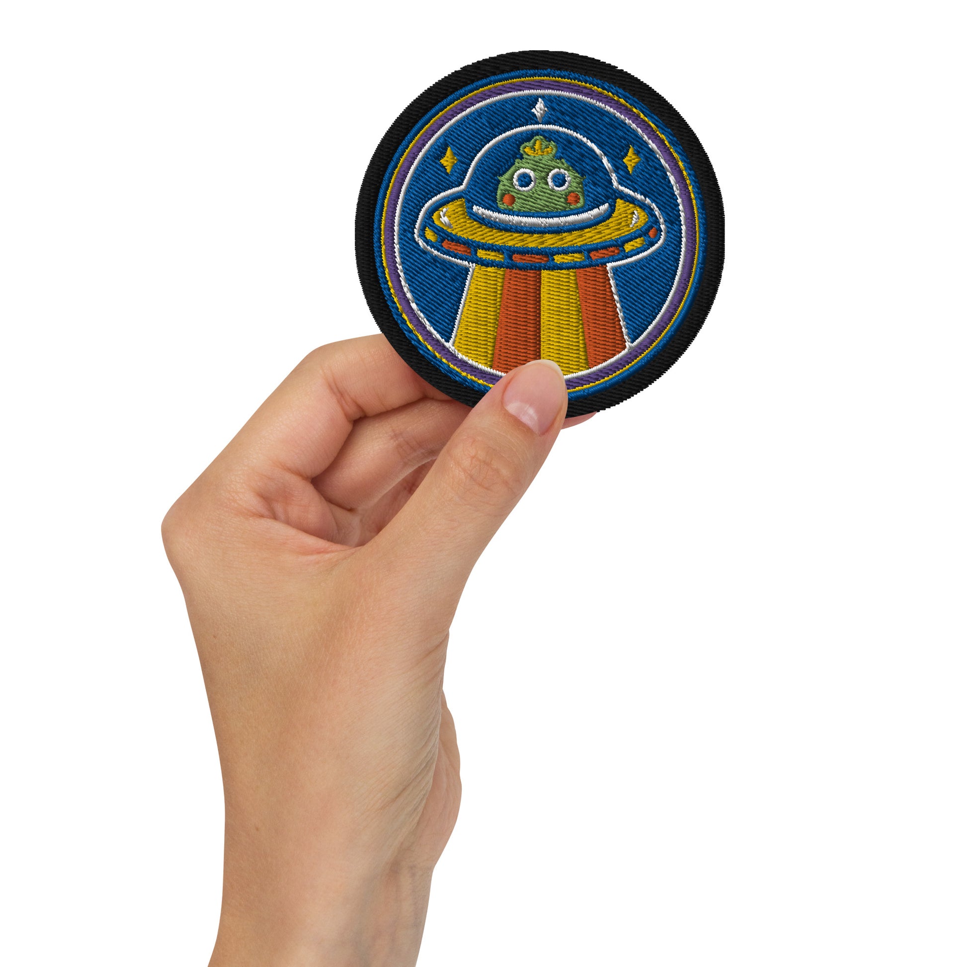 Embroidered patches 刺繡章 布標 燙貼 | Plump Planet Spaceship