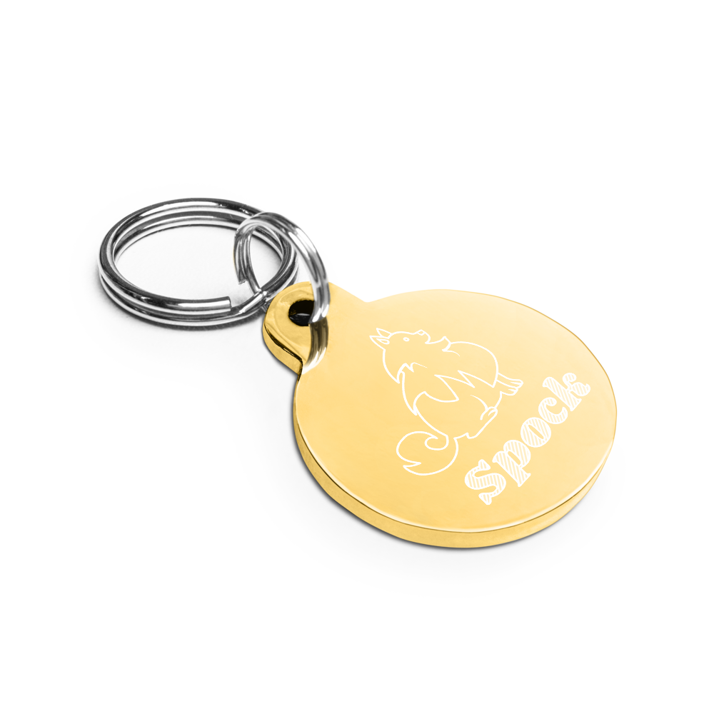 【Dog狗狗】客製化黃銅雕刻項圍名牌 Customized Engraved Pet ID tag