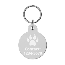 將圖片載入圖庫檢視器 【Dog狗狗】客製化黃銅雕刻項圍名牌 Customized Engraved Pet ID tag
