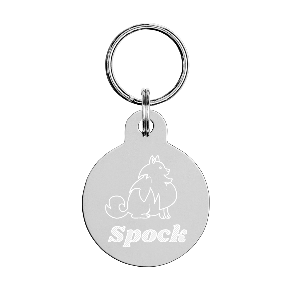 【Dog狗狗】客製化黃銅雕刻項圍名牌 Customized Engraved Pet ID tag