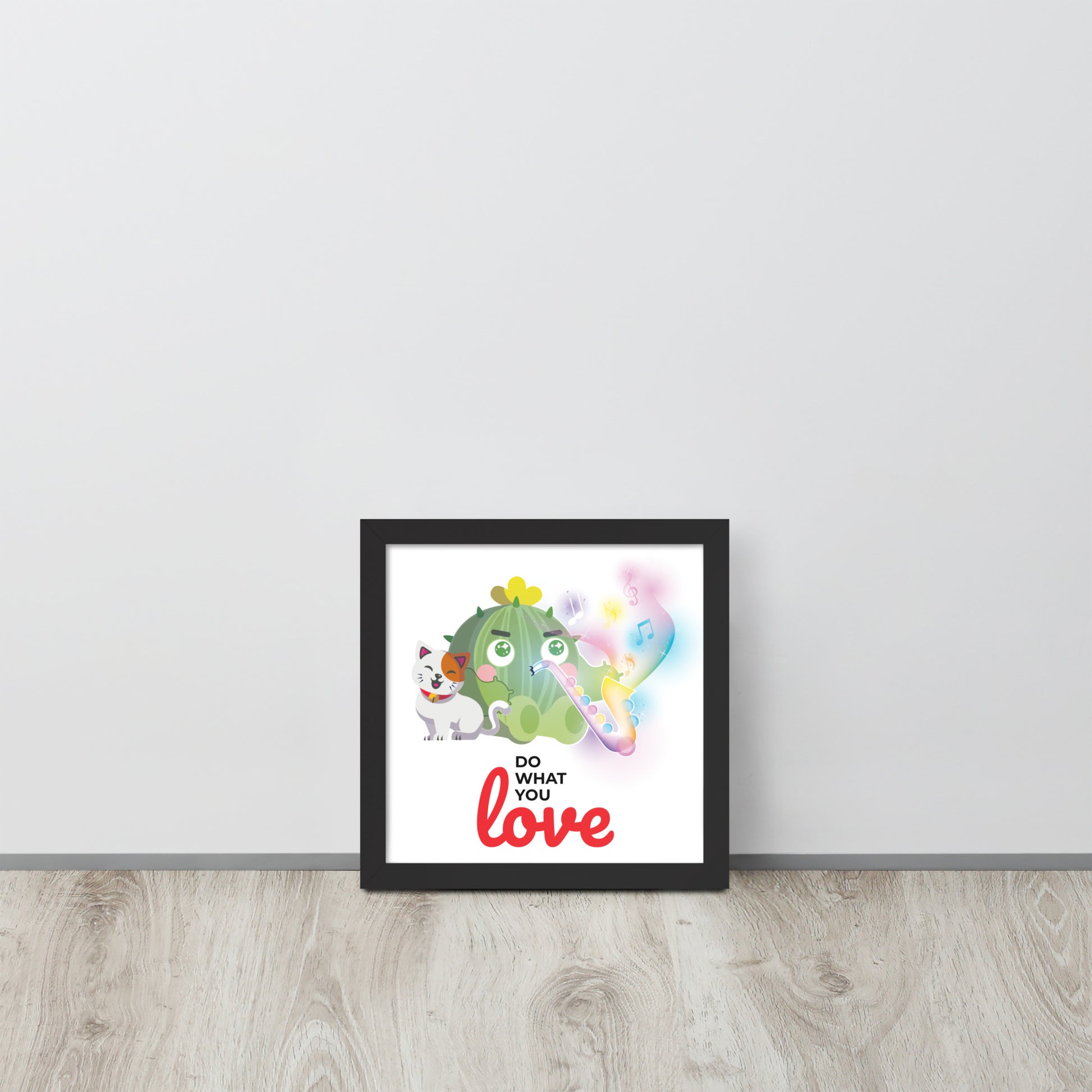 Do What You Love | 可再生木製框架啞光海報 Framed Matte Poster