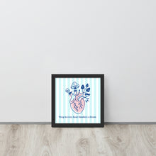Load image into Gallery viewer, Deep in Every Heart Slumbers a Dream | Renewable Wooden Framed Matte Poster Framed Matte Poster
