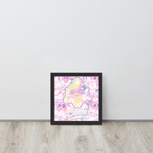 Load image into Gallery viewer, Sakura Pink Cactus Lady | Renewable Wooden Framed Matte Poster Framed Matte Poster
