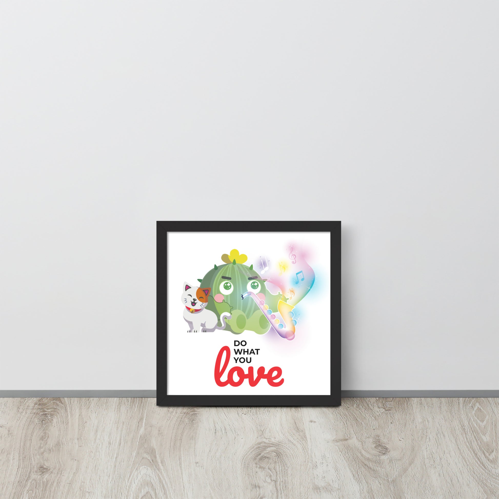 Do What You Love | 可再生木製框架啞光海報 Framed Matte Poster