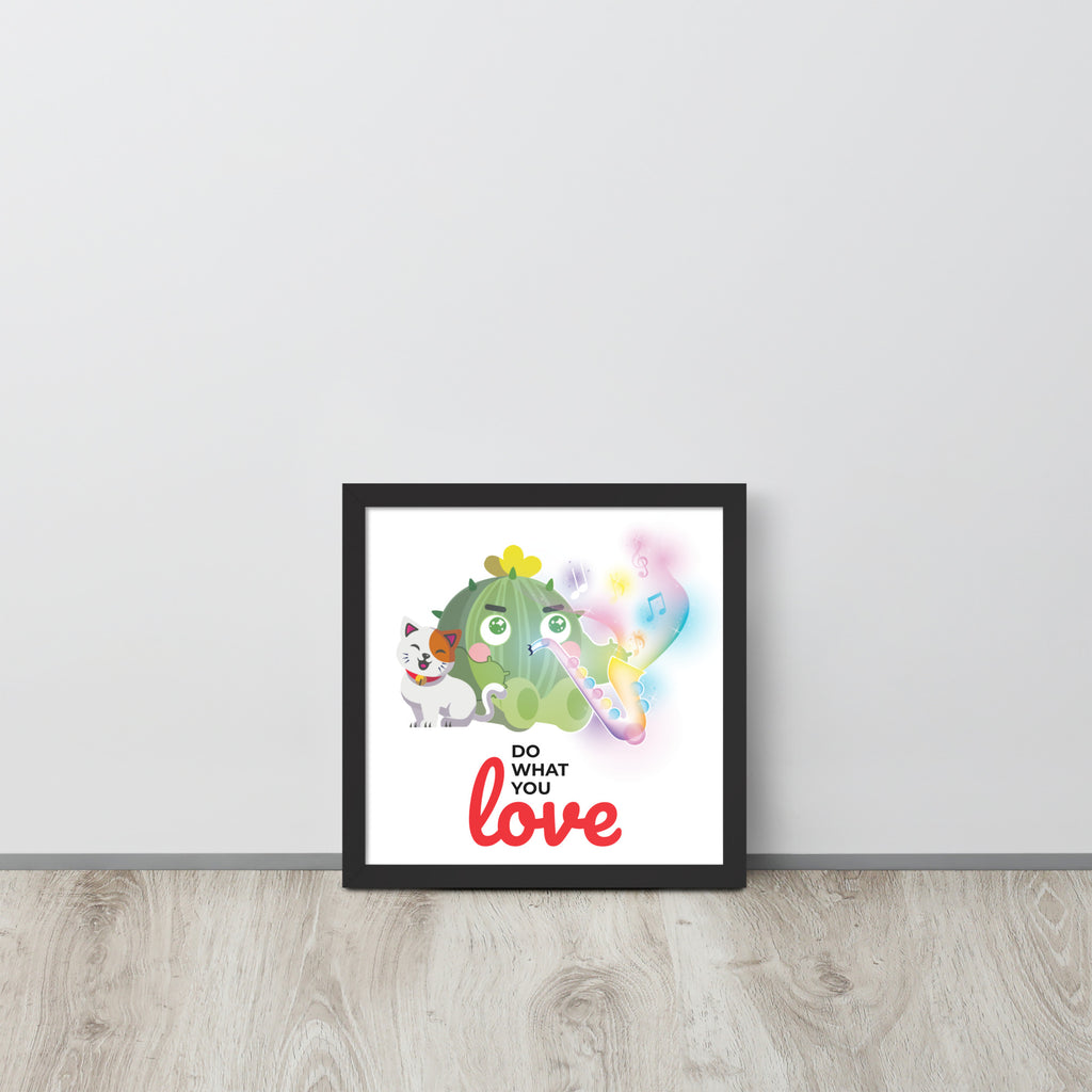 Do What You Love | 可再生木製框架啞光海報 Framed Matte Poster