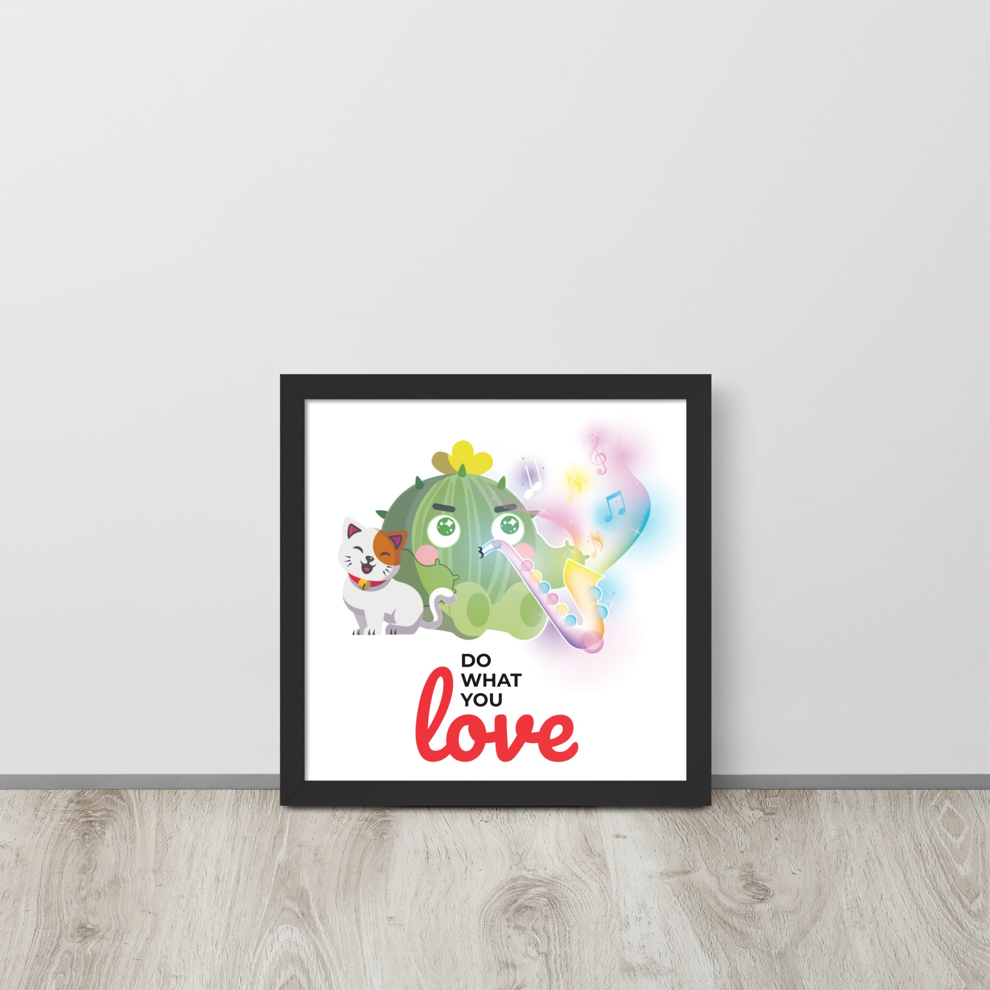 Do What You Love | 可再生木製框架啞光海報 Framed Matte Poster