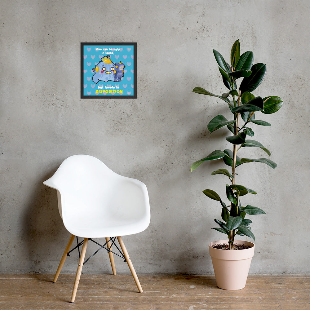 Lovely in Deposition | 可再生木製框架啞光海報 Framed Matte Poster