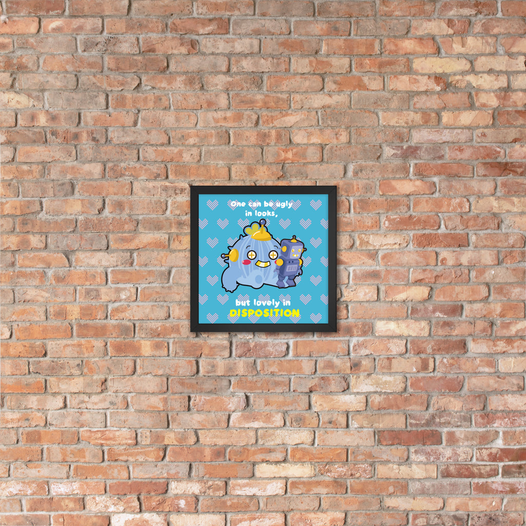 Lovely in Deposition | 可再生木製框架啞光海報 Framed Matte Poster