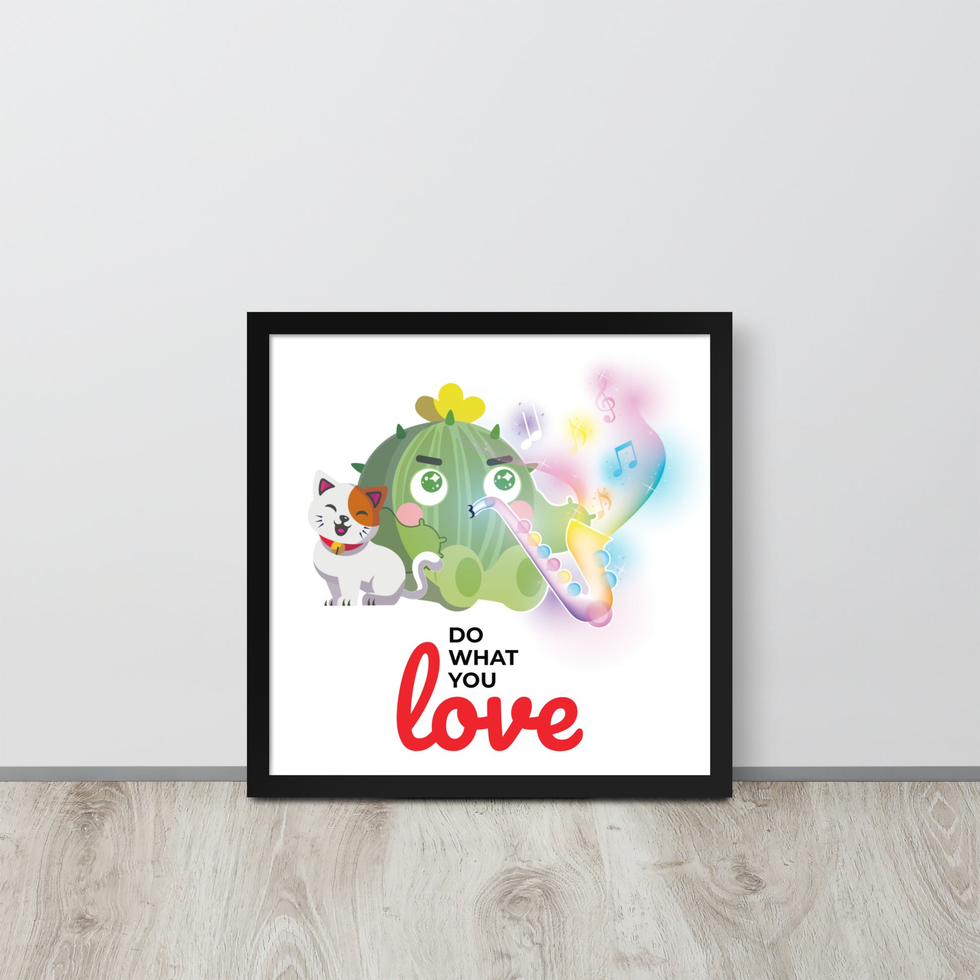 Do What You Love | 可再生木製框架啞光海報 Framed Matte Poster