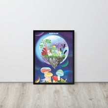 Load image into Gallery viewer, Plump Planet Inspiration from the Galaxy | Renewable Wooden Framed Matte Poster Framed Matte Poster
