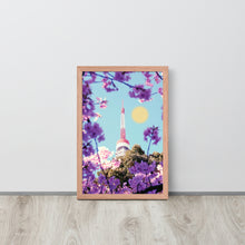 將圖片載入圖庫檢視器 Sakura Japan Tower | 可再生木製框架啞光海報 Framed Matte Poster
