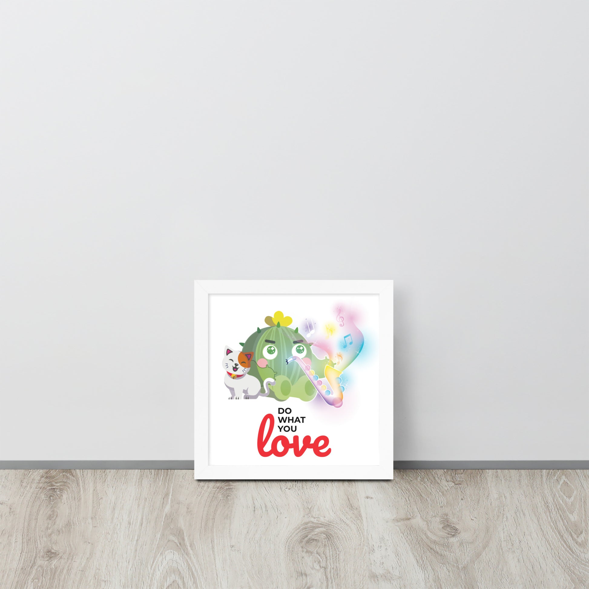 Do What You Love | 可再生木製框架啞光海報 Framed Matte Poster