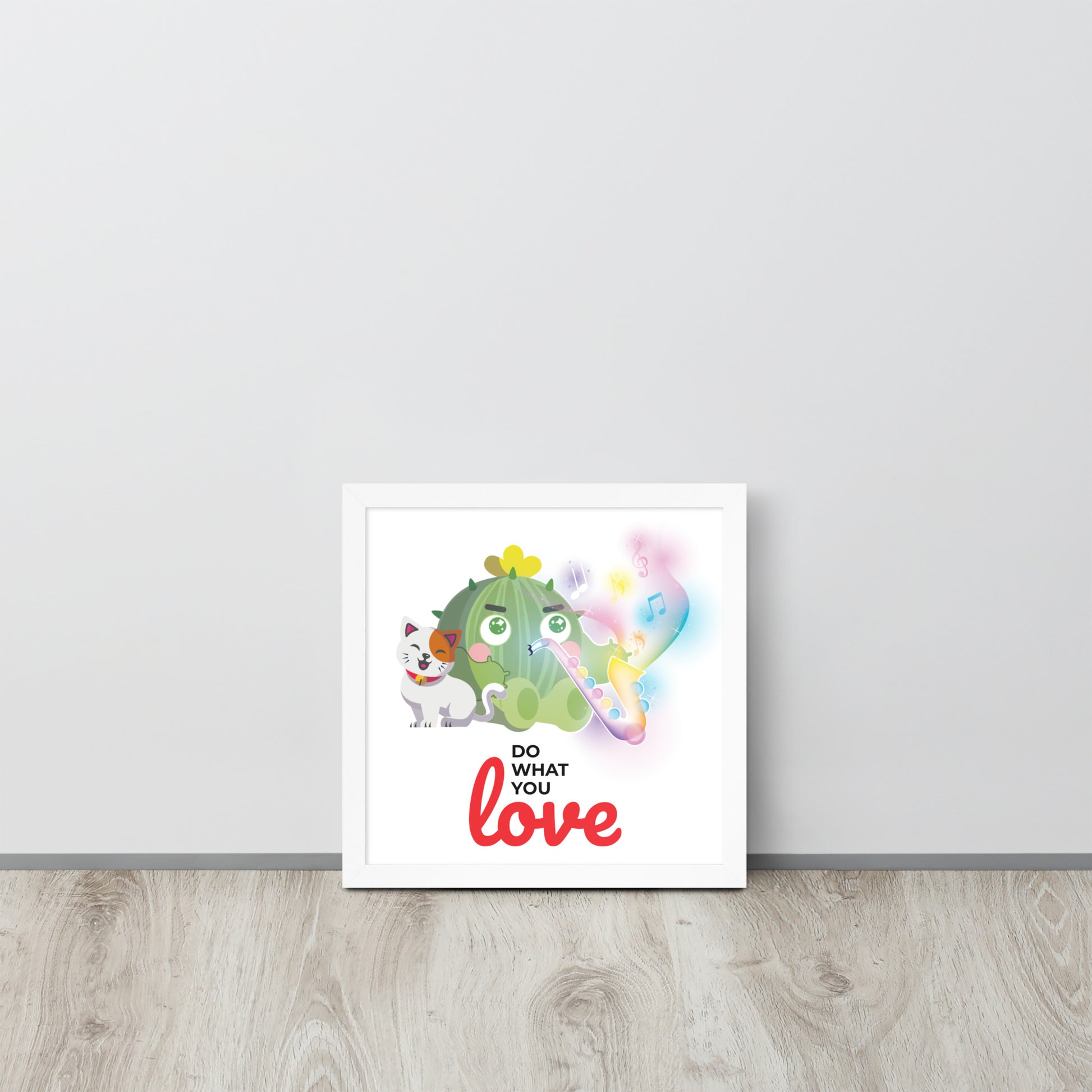 Do What You Love | 可再生木製框架啞光海報 Framed Matte Poster