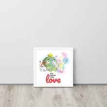 Load image into Gallery viewer, Do What You Love | Renewable Wooden Framed Matte Poster Framed Matte Poster
