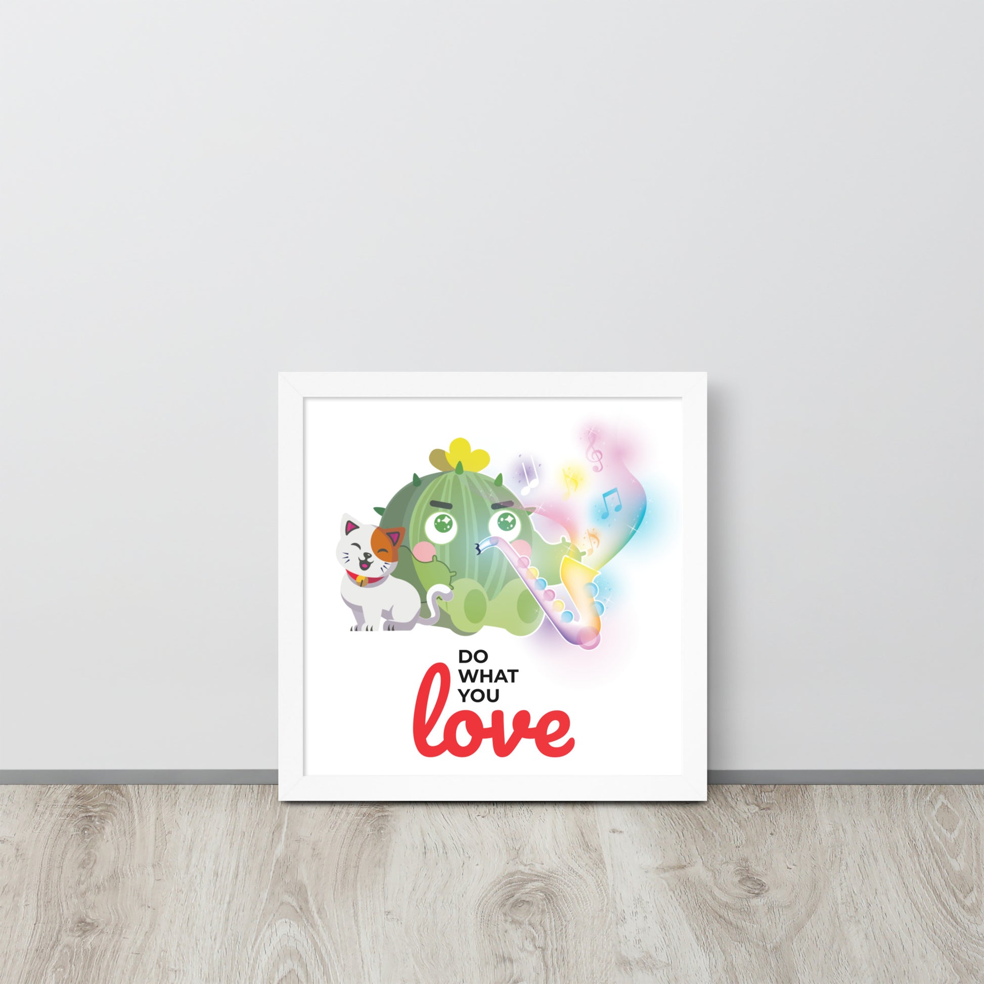 Do What You Love | 可再生木製框架啞光海報 Framed Matte Poster