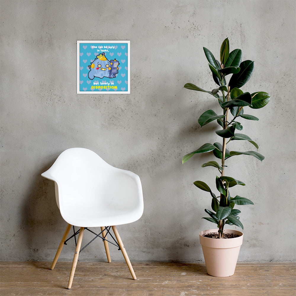 Lovely in Deposition | 可再生木製框架啞光海報 Framed Matte Poster