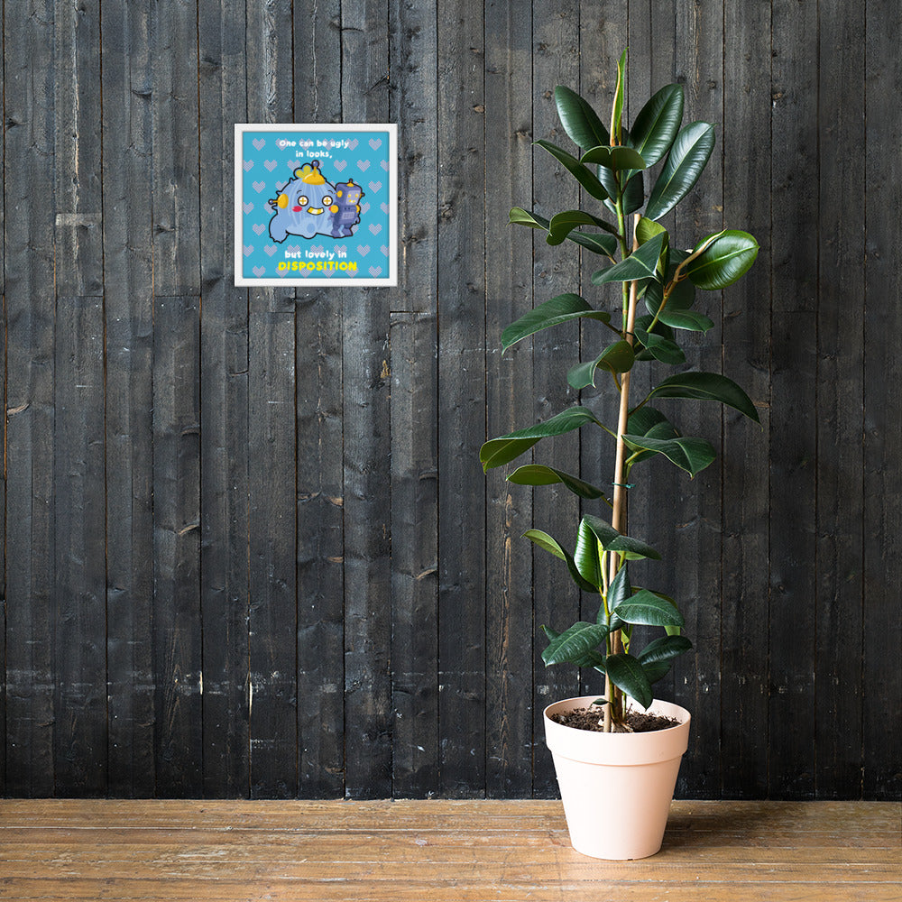 Lovely in Deposition | 可再生木製框架啞光海報 Framed Matte Poster