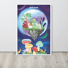 画像をギャラリービューアに読み込む, Plump Planet Inspiration from the Galaxy | 可再生木製框架啞光海報 Framed Matte Poster
