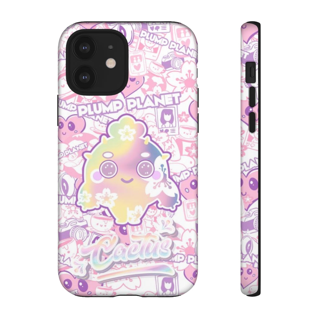 【iPhone/Samsung】Sakura Pink Cactus｜防摔雙層特強硬殼 Tough Case