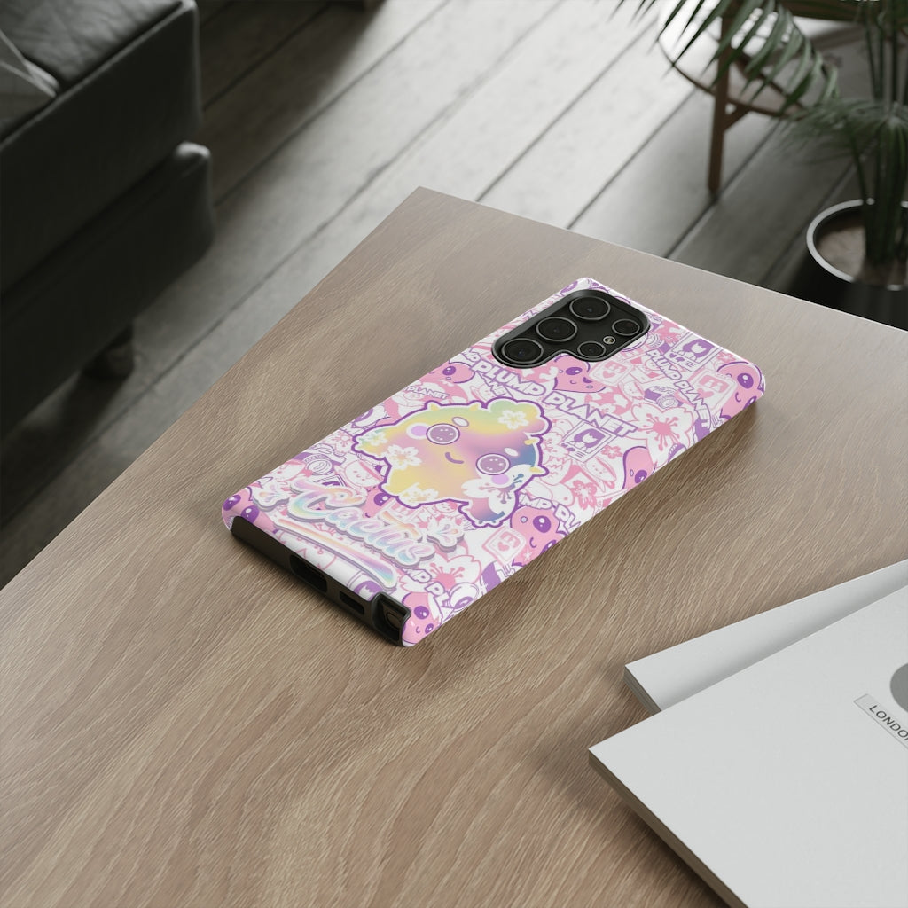 【iPhone/Samsung】Sakura Pink Cactus|防摔雙層特強硬殼 Tough Case
