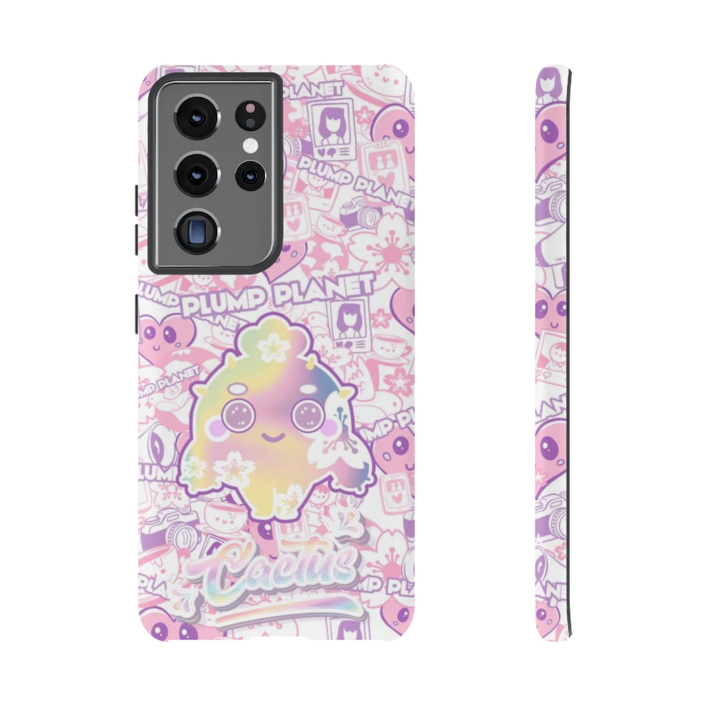 【iPhone/Samsung】Sakura Pink Cactus｜防摔雙層特強硬殼 Tough Case