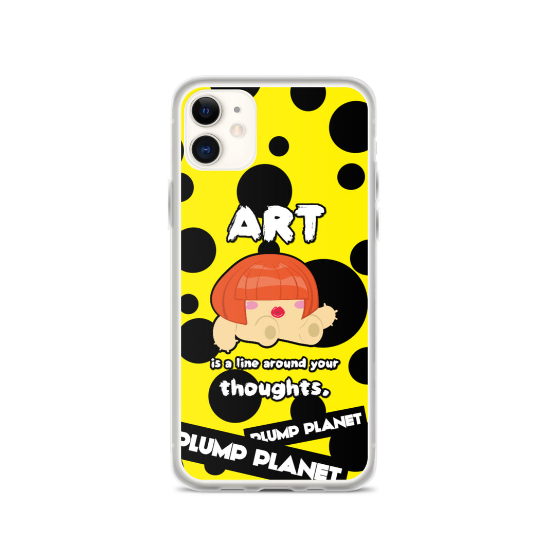 【iPhone】ART is a line around your thoughts  - Phone Clear Case