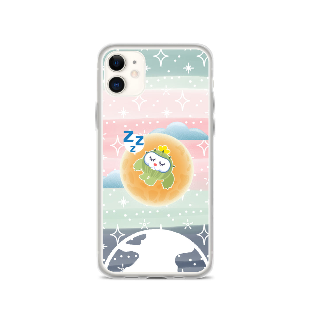 【iPhone】Sleeping on The Moon - Phone Clear Case