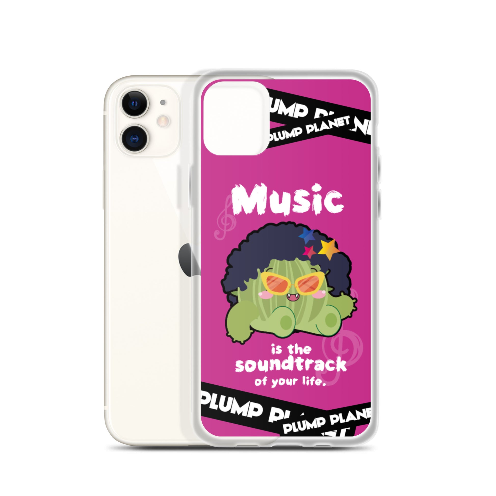 【iPhone】Music is the soundtrack of Life  - Phone Clear Case