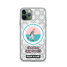 Load image into Gallery viewer, 【iPhone】Clam Down Printing Stamp - Phone Clear Case
