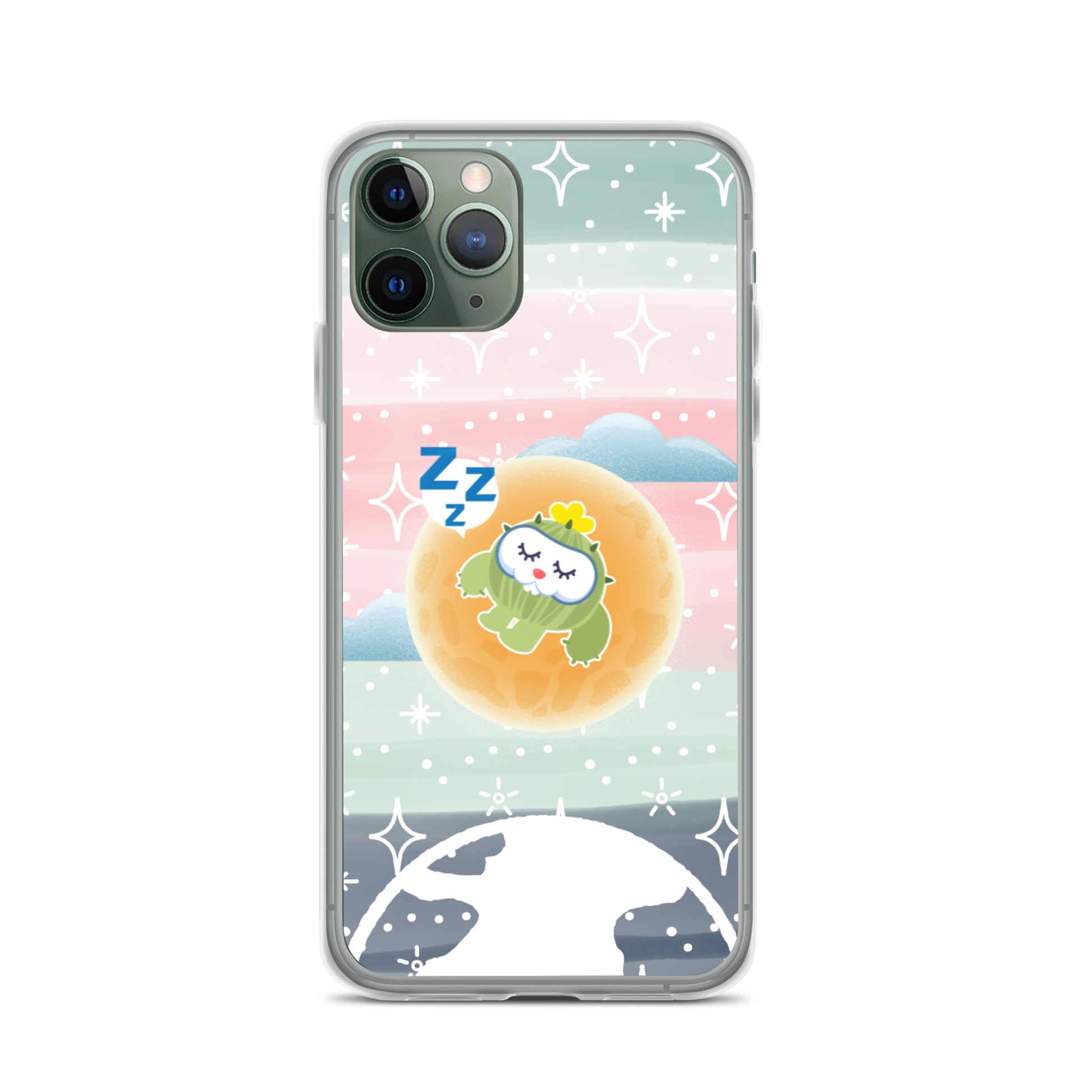 【iPhone】Sleeping on The Moon - Phone Clear Case