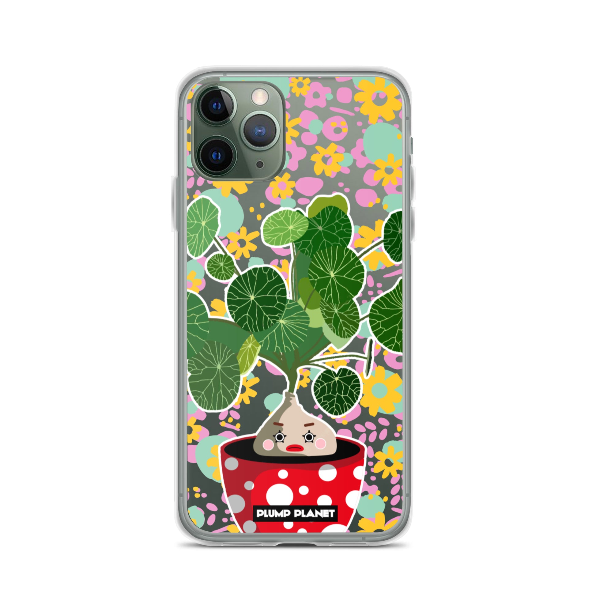 【iPhone】Colorful Forest Pot Plant - Phone Clear Case