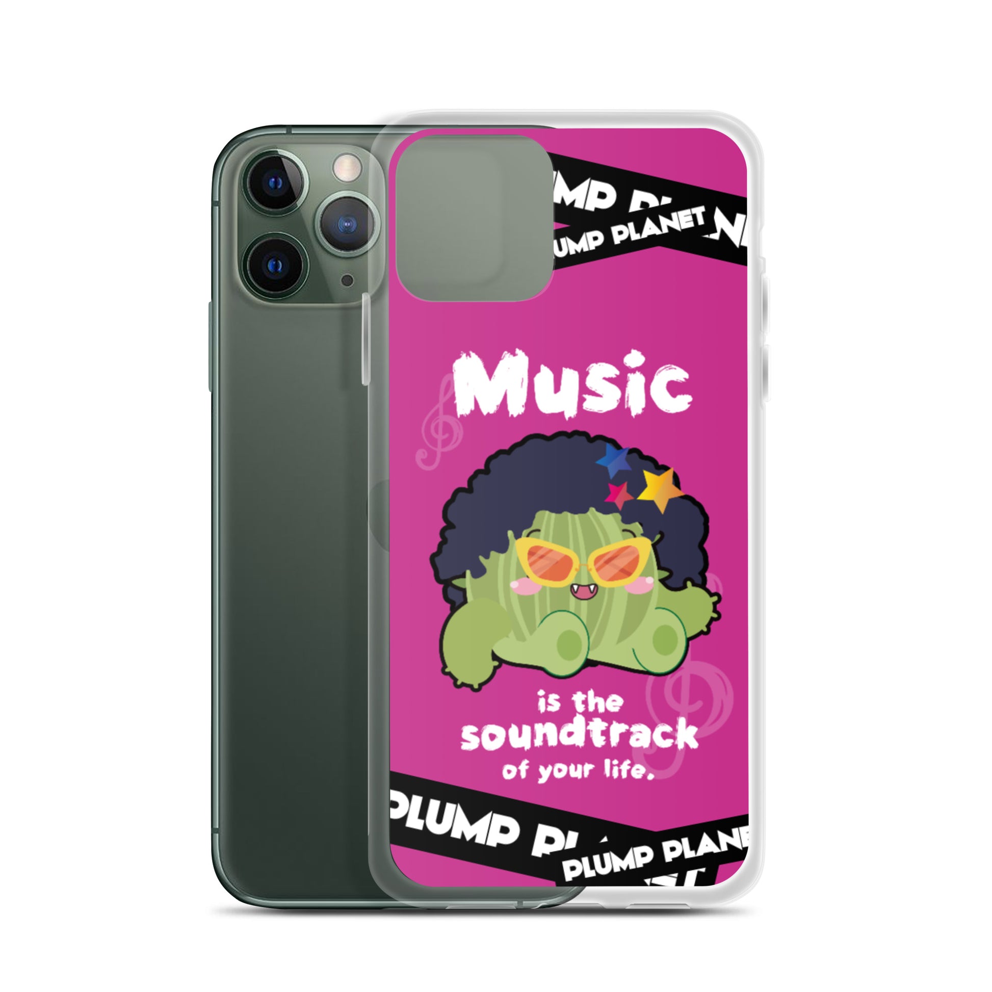 【iPhone】Music is the soundtrack of Life  - Phone Clear Case