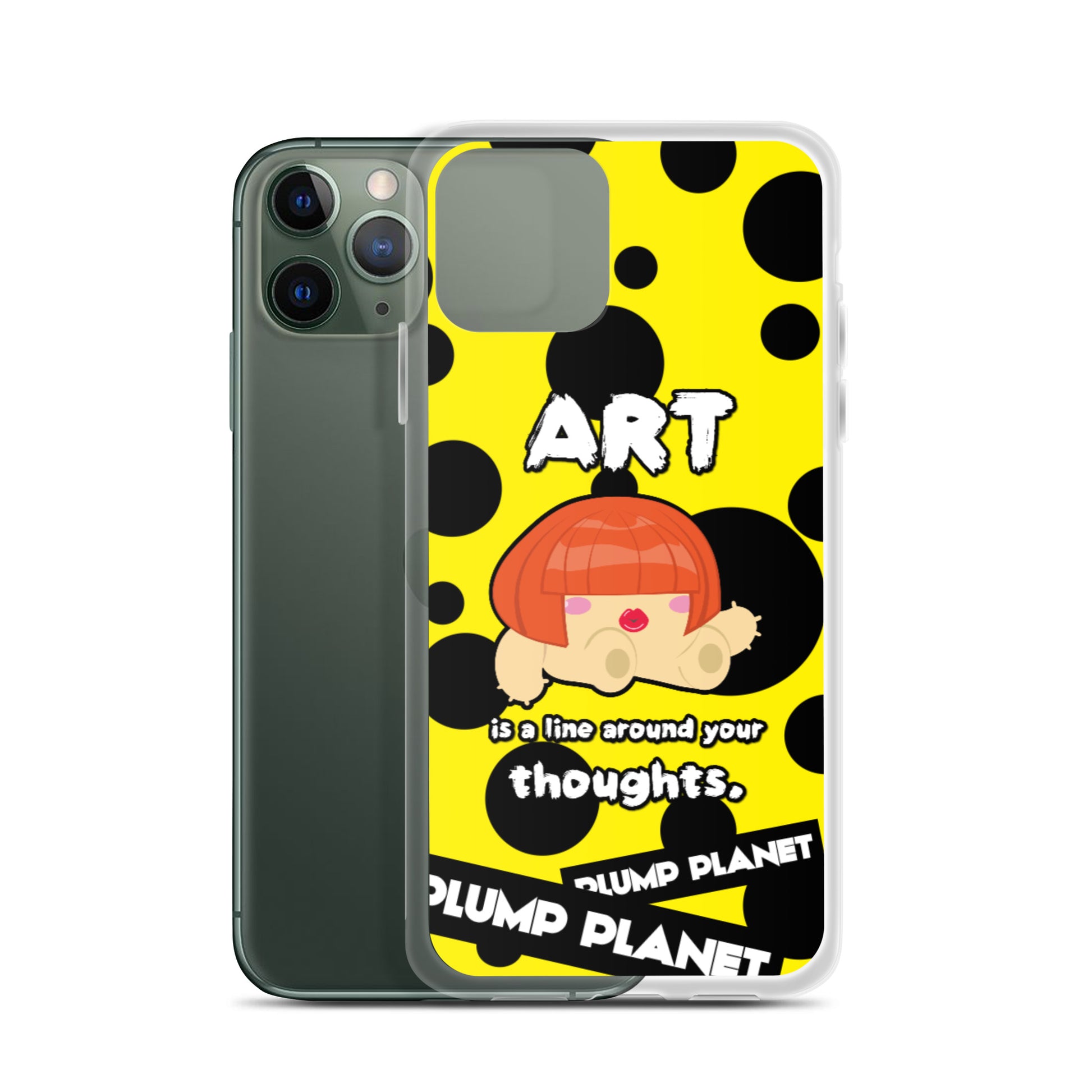 【iPhone】ART is a line around your thoughts  - Phone Clear Case