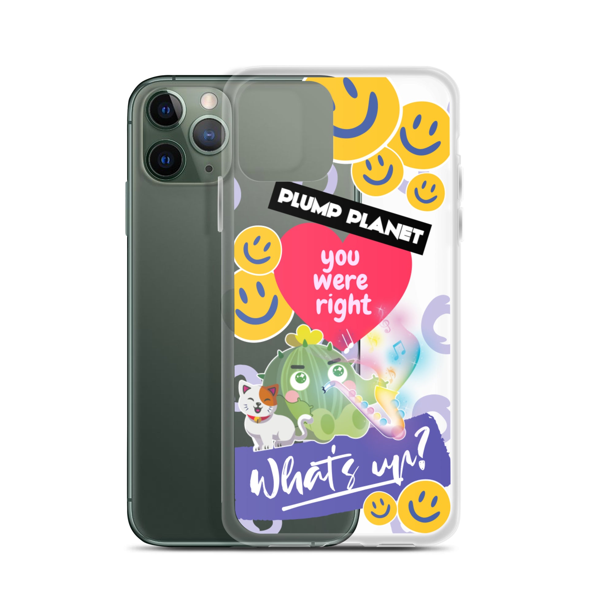 【iPhone】What's UP?  - Phone Clear Case