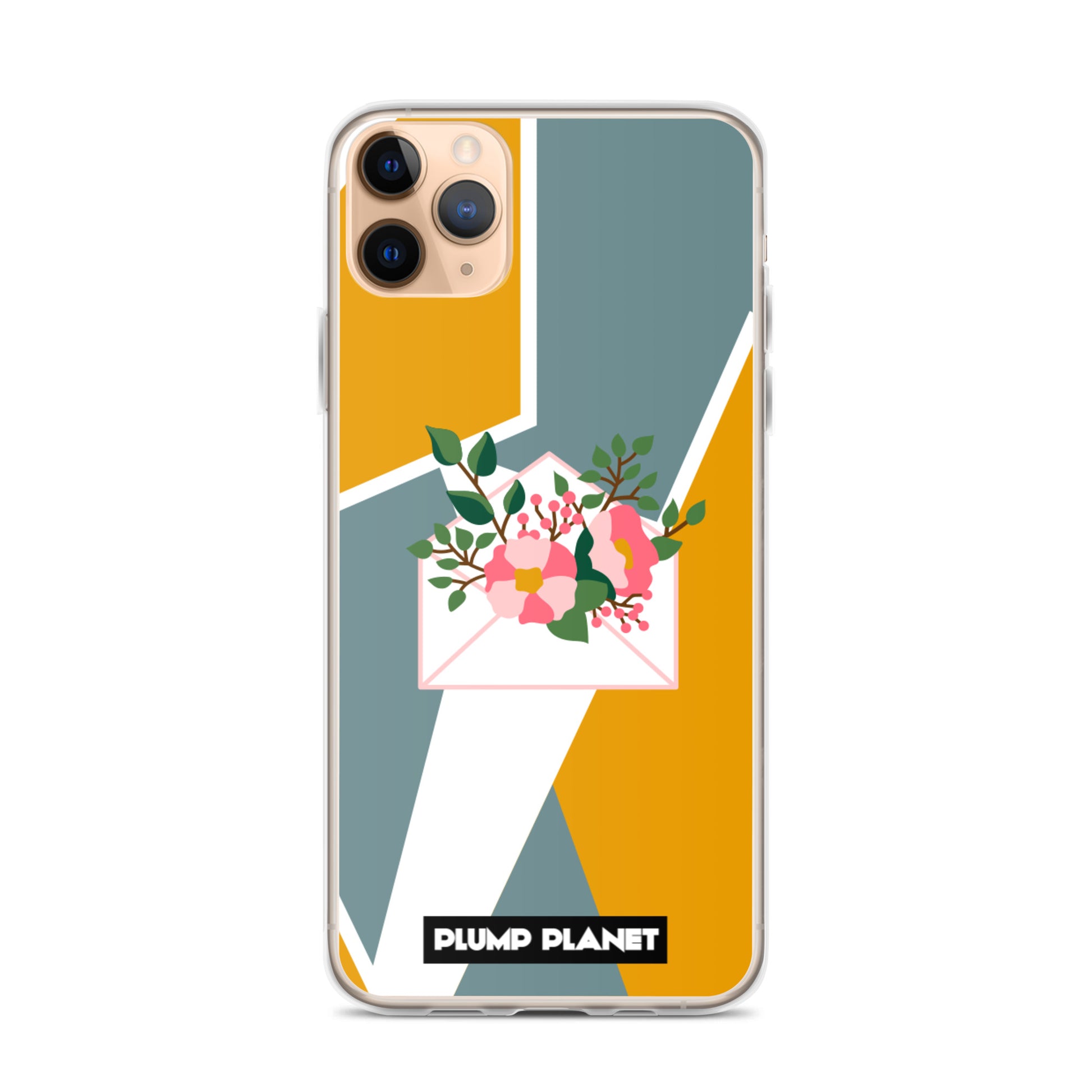 【iPhone】Letter with Flower | Printing Stamp Phone Clear Case