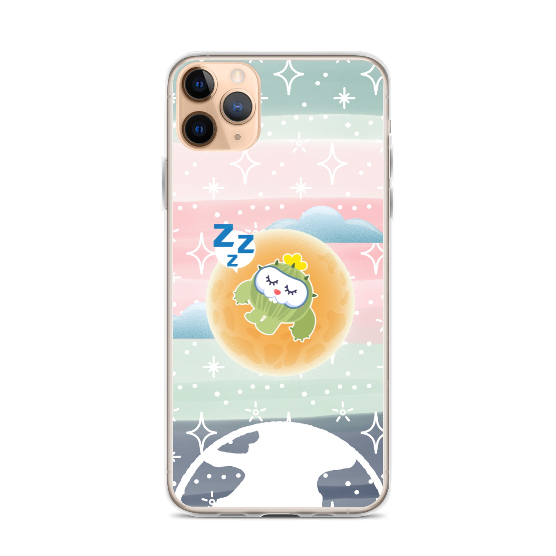 【iPhone】Sleeping on The Moon - Phone Clear Case
