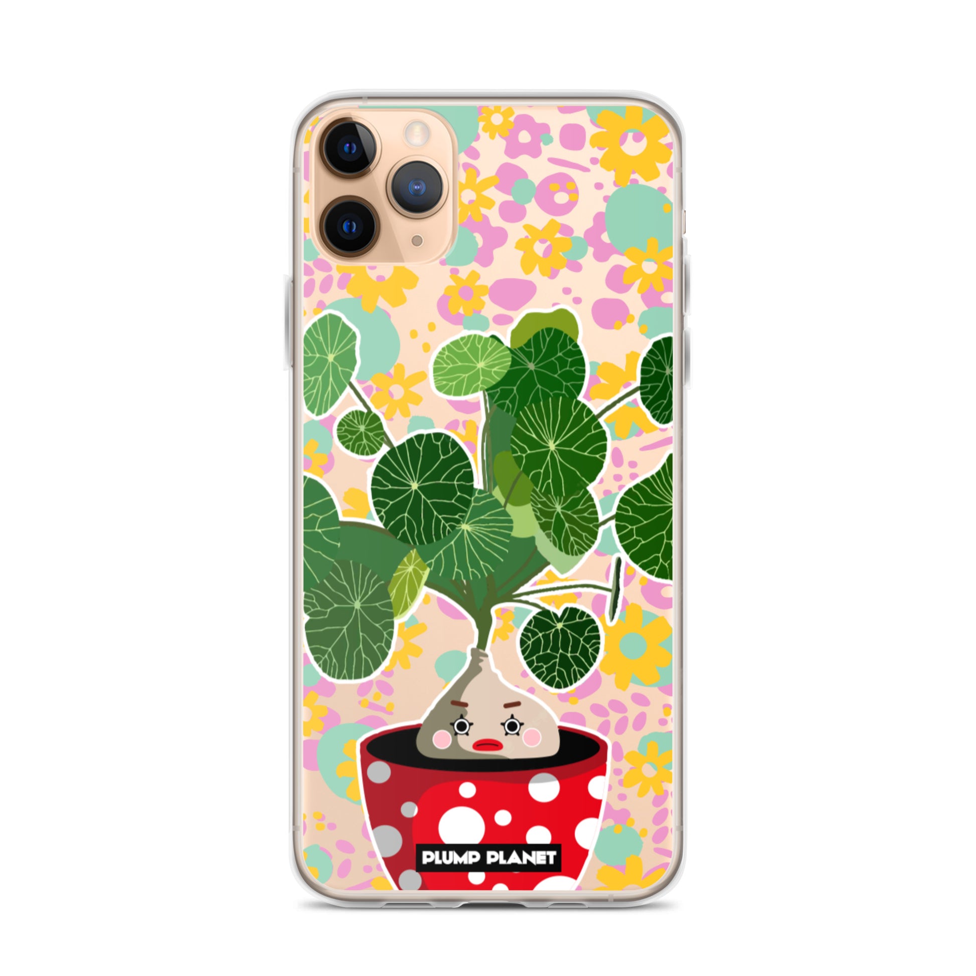 【iPhone】Colorful Forest Pot Plant - Phone Clear Case