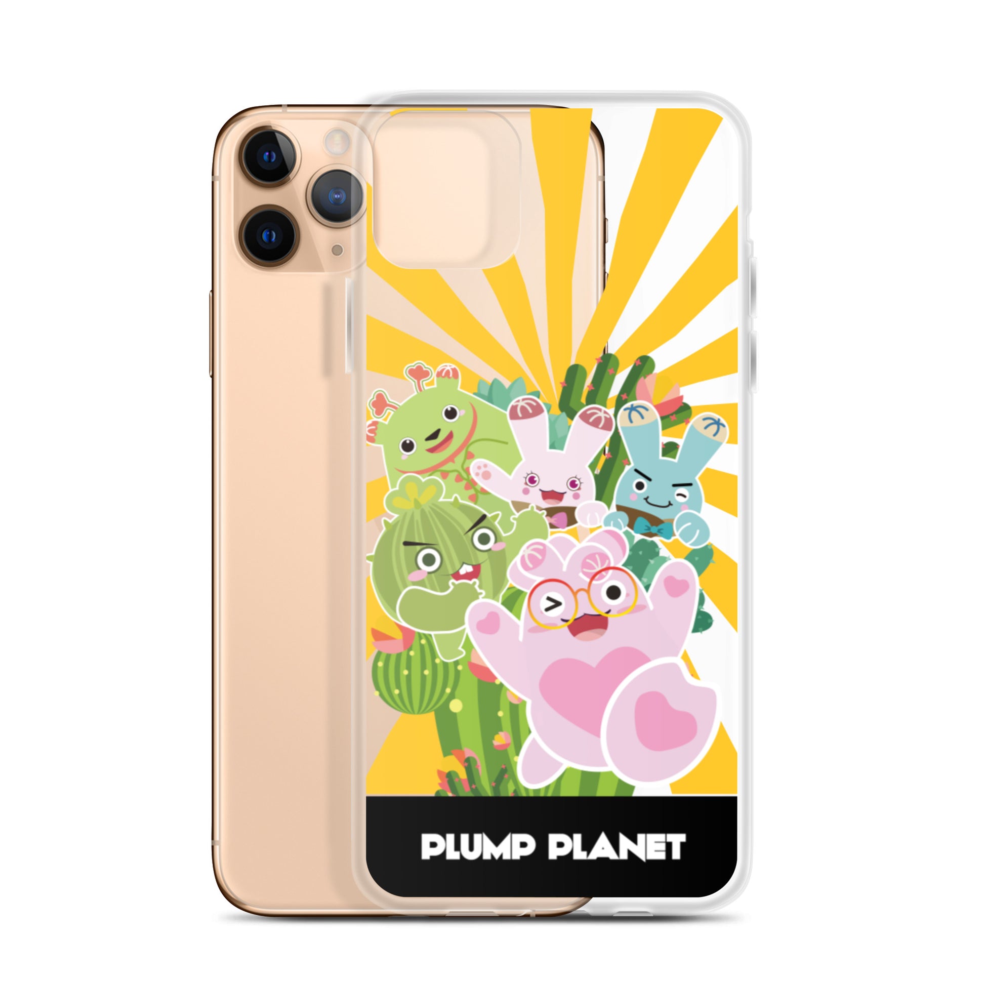 【iPhone】Plumo Planet Printing Stamp - Phone Clear Case